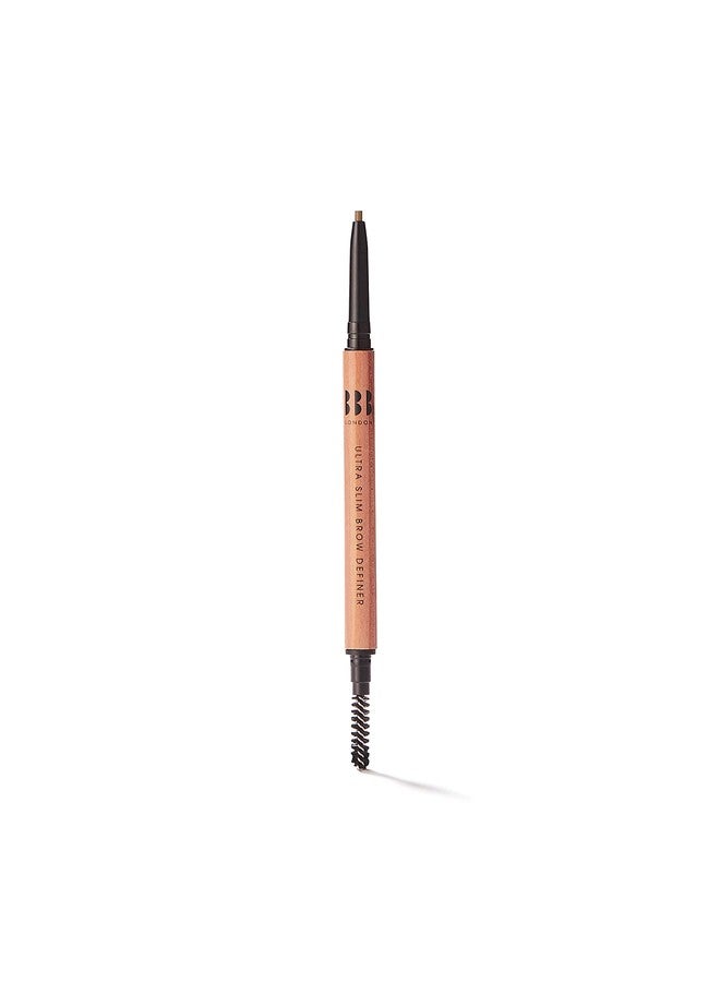 BBB LONDON Ultra Slim Brow Definer (Indian Chocolate) 0.3g | Ultra Fine Tip | Includes Taming Brush for Grooming and Blending - Image 2