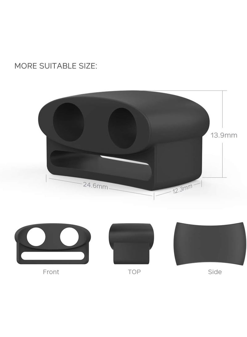 AirPods Watch Band Holder - Compatible with AirPods Pro, AirPods 2, and AirPods 1 - Black  - Image 4