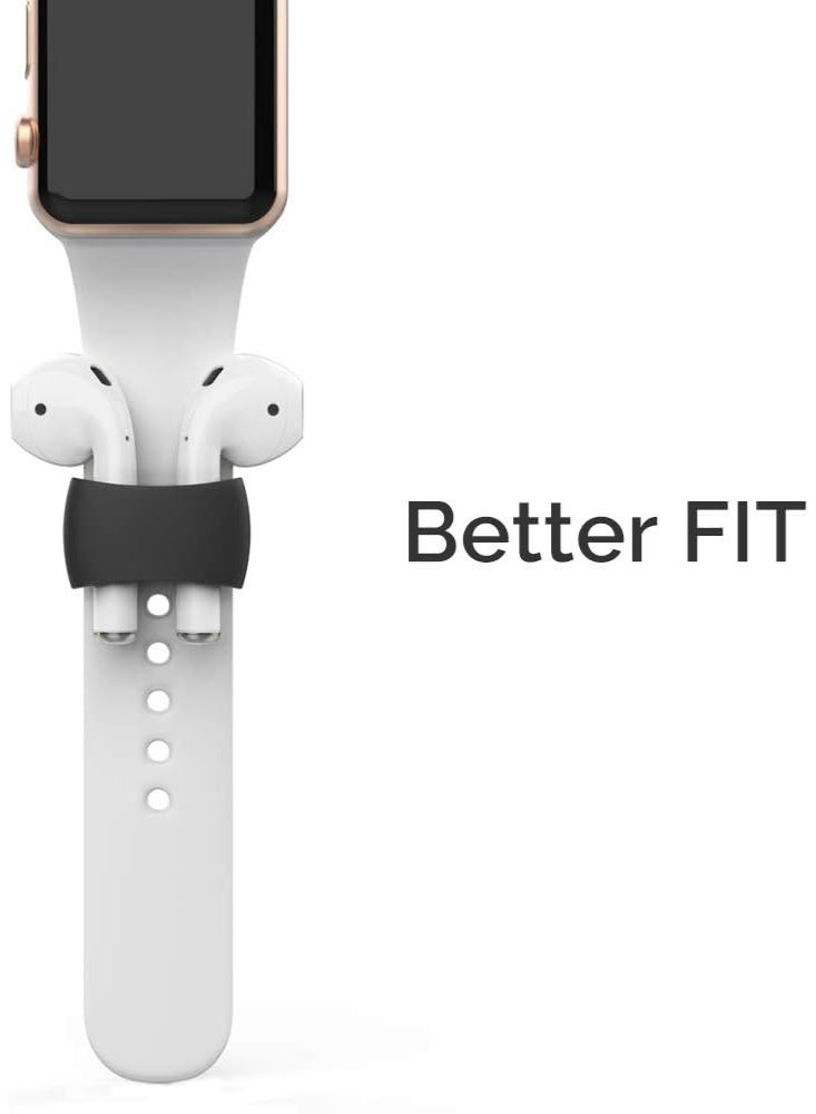 AirPods Watch Band Holder - Compatible with AirPods Pro, AirPods 2, and AirPods 1 - Black  - Image 3