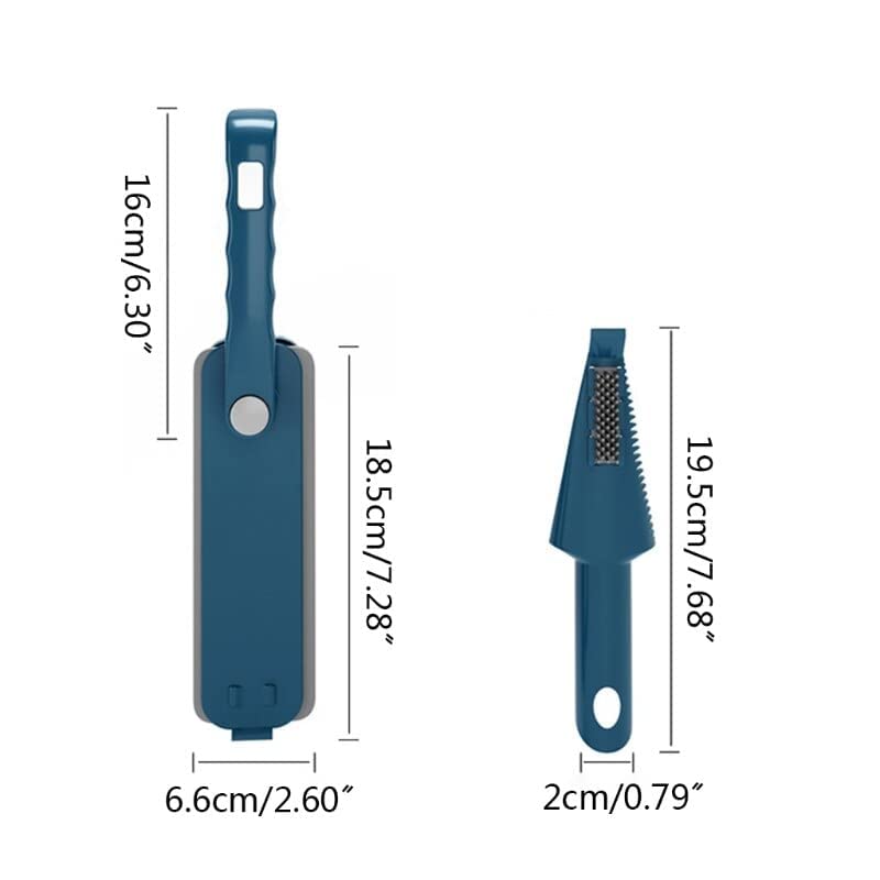 KOYET New Multipurpose Stretch 360°Rotatable Cleaning Brush Squeegee Glass Cleaning Wiper for Windows Long Handle Useful for Kitchen, Bathroom, Window, Car - Image 3