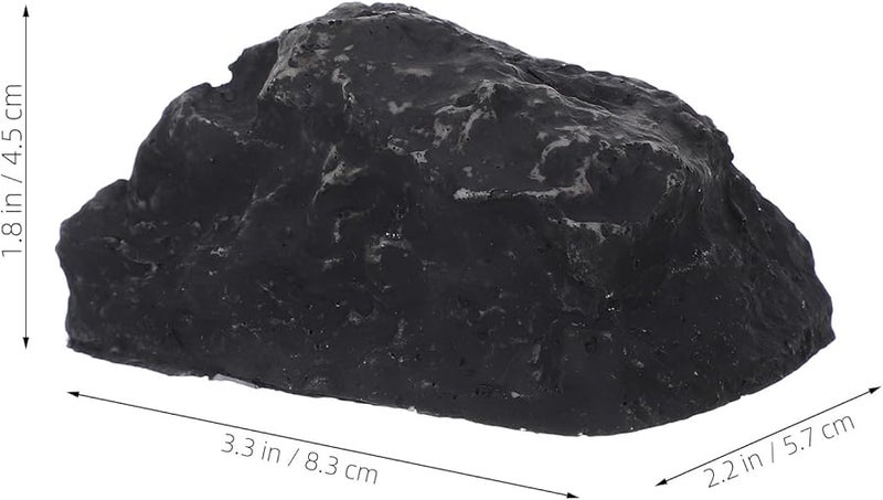 Simulated Stone Key Storage Box Sliding Cover Outdoor Rock Key Hider For Garden - Image 3