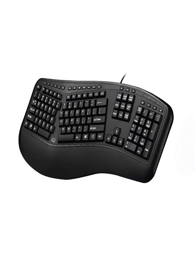 Adesso AKB-150UB Computer Keyboard, Office Keyboard, Advanced Input Devices With Ergonomic Design - Image 2