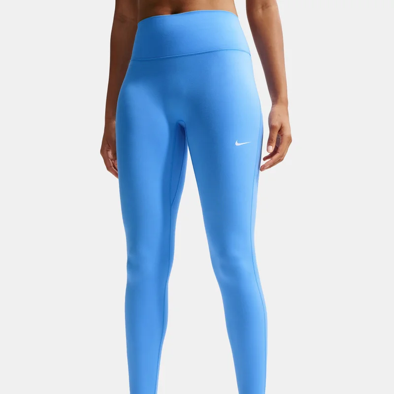 Nike Blue Women's One Dri-FIT Seamless Front Full-Length Training Leggings for Women | Best Price UAE