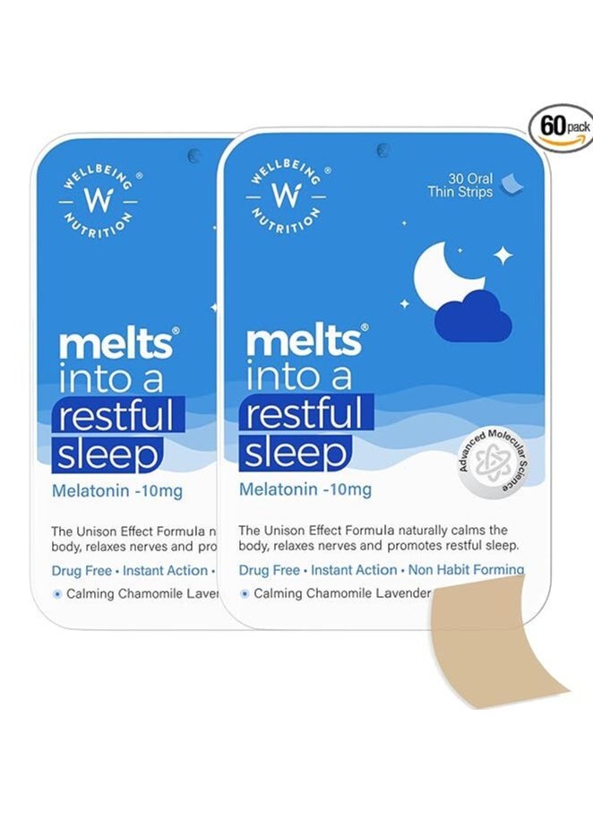 WELLBEING NUTRITION Melts Restful Sleep Pack Of 2 