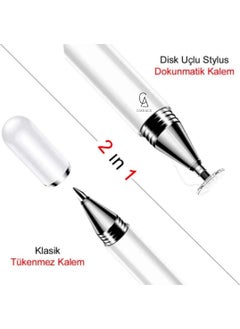 Coolacs Xiaomi Mi Pad 6 Compatible Touch Pen Passive Stylus 2in1 Tablet Pen Drawing & Writing Pen  - Image 3