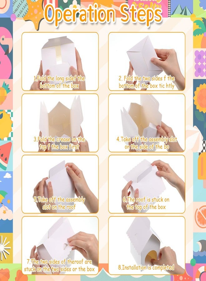 Dimeho ٢٤ علبة هدايا لحفلات الكلاب، علب هدايا على شكل بيت كلب مزودة بفتحات ومقبض، علبة هدايا لحفلات تبني الكلاب، علبة حلوى قابلة للطي على شكل جرو، زينة لحفلات تبني الحيوانات الأليفة، أعمال يدوية للأطفال، عيد ميلاد - Image 5