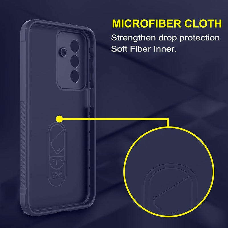 ZAPCASE غطاء خلفي لهاتف سامسونج جالاكسي A17 5G | غطاء سحري من السيليكون السائل مع حماية الكاميرا | ياقوتي - Image 4