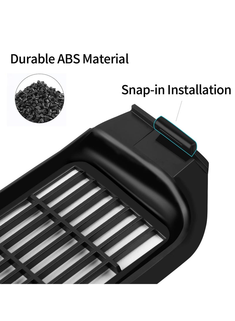 SOLARAE for Tesla Model 3 Rear Under Seat Air Vent Cover, Backseat Air Conditioning Outlet Vent Deflector Grille Protector Snap-in Installation Intake Grid Model 3 Accessories, 2 pcs - Image 5