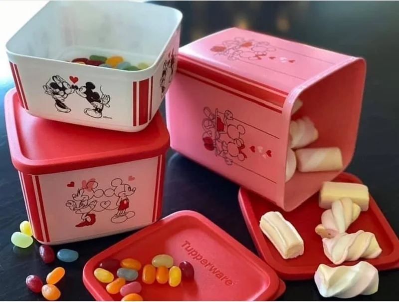 توبروير Cubic Set 3 Minnie Mickey Set Storage Box Hsgl