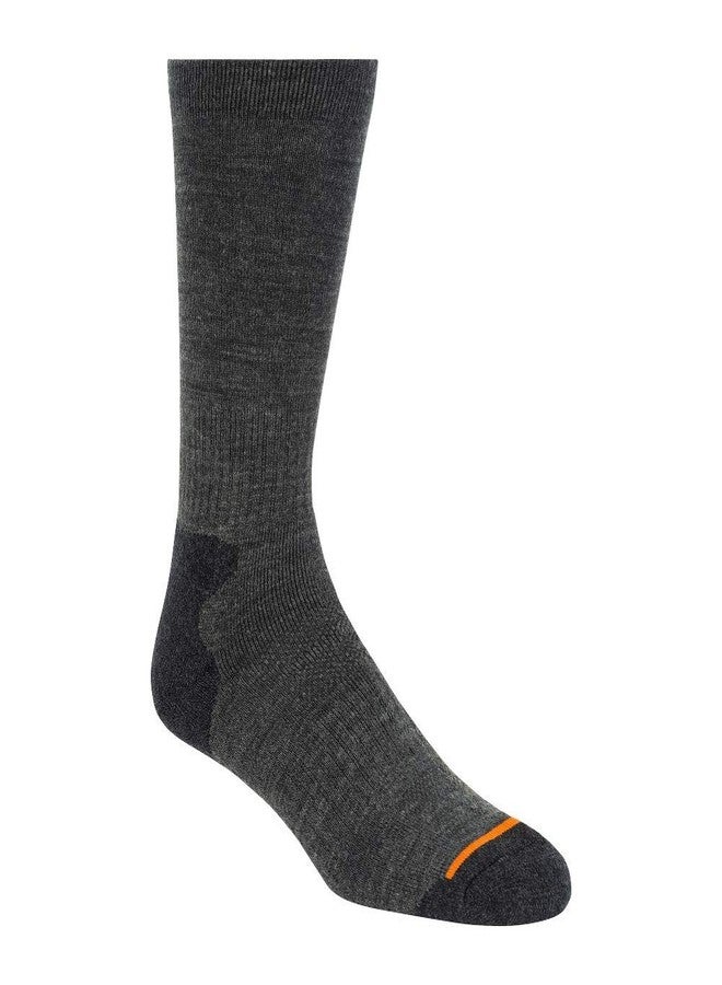 Weatherproof mens 3 Pack Crew Hiking Socks, Dark Brown, 10 13 US - Image 4