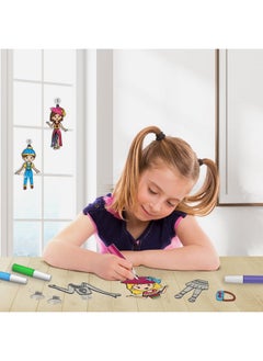 Smartivity Smartivity Window Art Fashion Kit for Kids 5 to 8 Years, Creative Birthday Gift Toy for Girls & Boys Age 5-6-7-8, DIY Art & Craft Activity Kit  - Image 5
