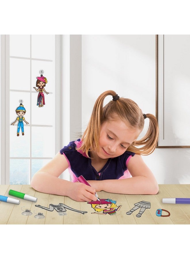 سمارتيفيتي مجموعة أدوات تزيين النوافذ من سمارتيفيتي للأطفال من سن 5 إلى 8 سنوات، هدية عيد ميلاد إبداعية للبنات والأولاد من سن 5-6-7-8 سنوات، مجموعة أنشطة فنية وحرفية اصنعها بنفسك - Image 5