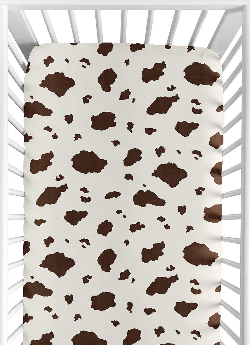 Sweet Jojo Designs Wild West Cowboy Fitted Crib Sheet for Baby and Toddler Bedding Sets by Sweet Jojo Designs Cow Print 