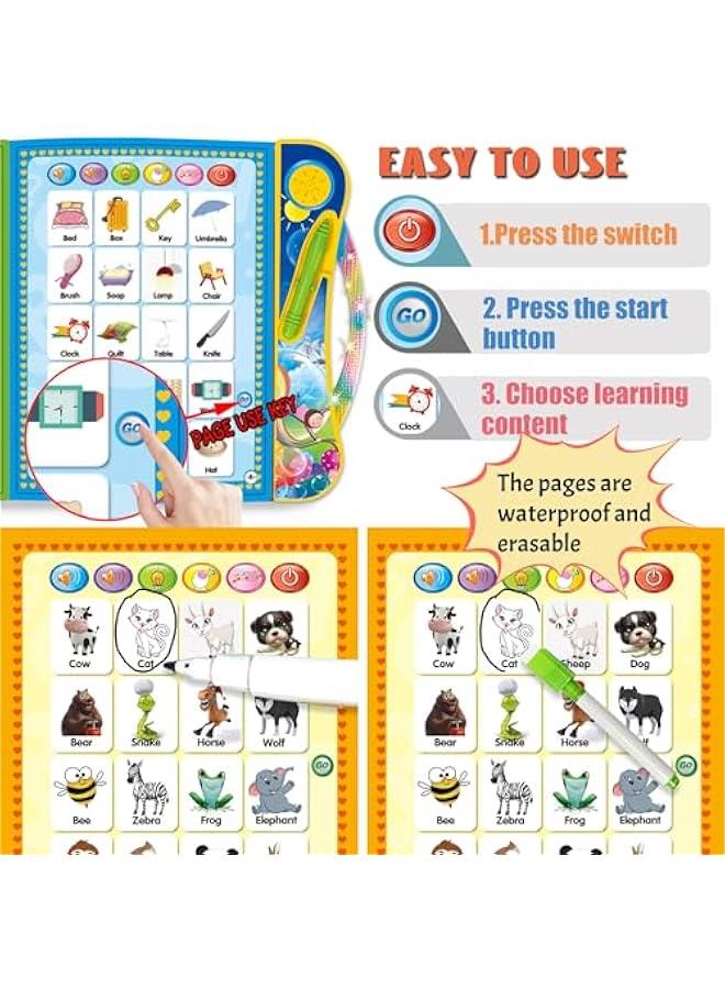 ABC Sound Books Interactive Electronic Learning Books for Toddlers with Alphabet, Numbers, Animals, Music, Games Educational Toys for Kids Ages 3 4 5 6 - Image 3