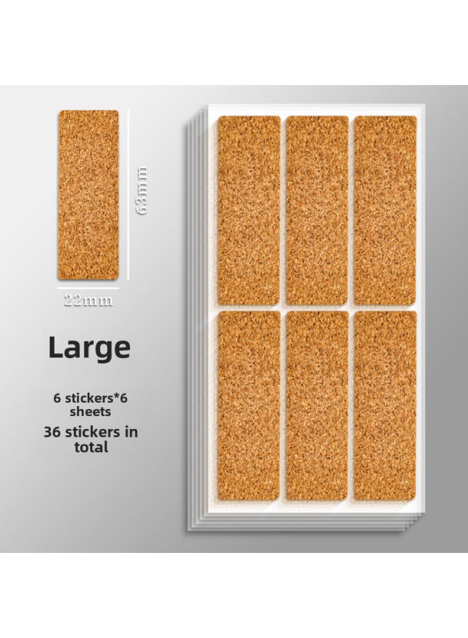 YILI Cork Seamless Note Sticker Sticker Sticker Mark Classification Kitchen Waterproof And Oil-proof Self-adhesive Vintage Label Sticker - Image 1