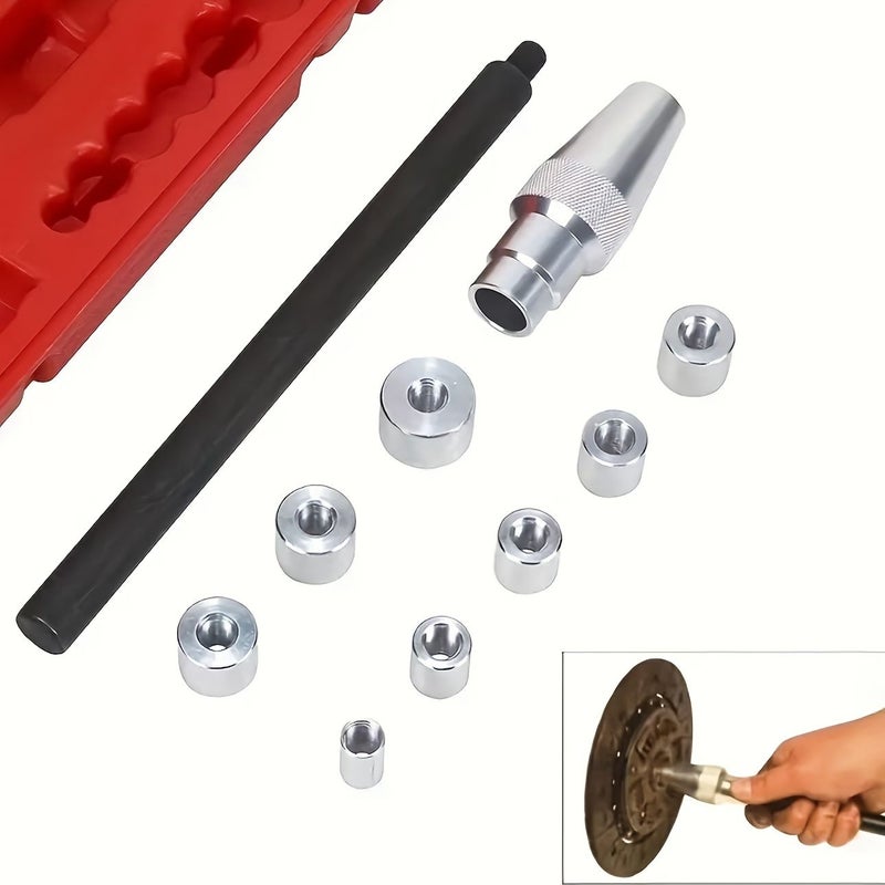 10 Universal Clutch Aligner Set Red Box 8 Chucks 11 to 25mm Automotive Kit - Image 1