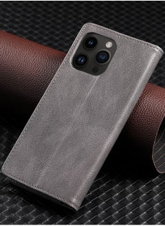 Suteni Flip Cover Card Slots Leather Phone Case for iPhone  - Image 2
