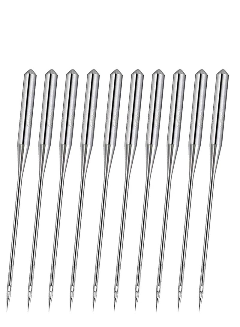 KASTWAVE 10Pcs Overlock Sewing Machine Needles for Singer Brother Janome serger Sewing Machine (DC 90/14) - Image 1