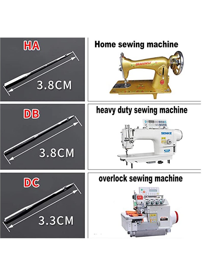 KASTWAVE 10Pcs Overlock Sewing Machine Needles for Singer Brother Janome serger Sewing Machine (DC 90/14) - Image 3
