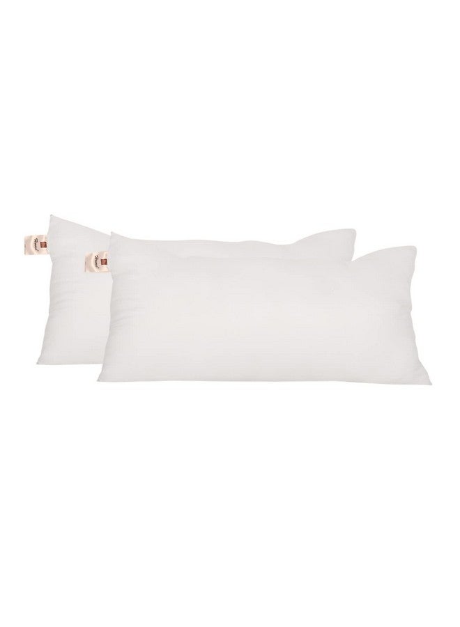 Home The Best Is For You Micro Fiber Cushion Insert Extra Soft White (Pack Of 2 12X24 Inch) - Image 1