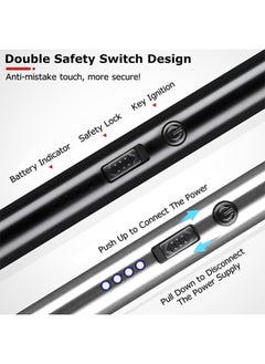 Pack Of 4 Black USB Type c Rechargeable Electric Candle Lighter with Flexible LED Long Neck Lighter for Candles Camping Gas Stoves - pzsku/Z1525217E275D9B6C67A5Z/45/_/1722515478/d506850c-8825-40ee-9d60-c4c3e96f596a