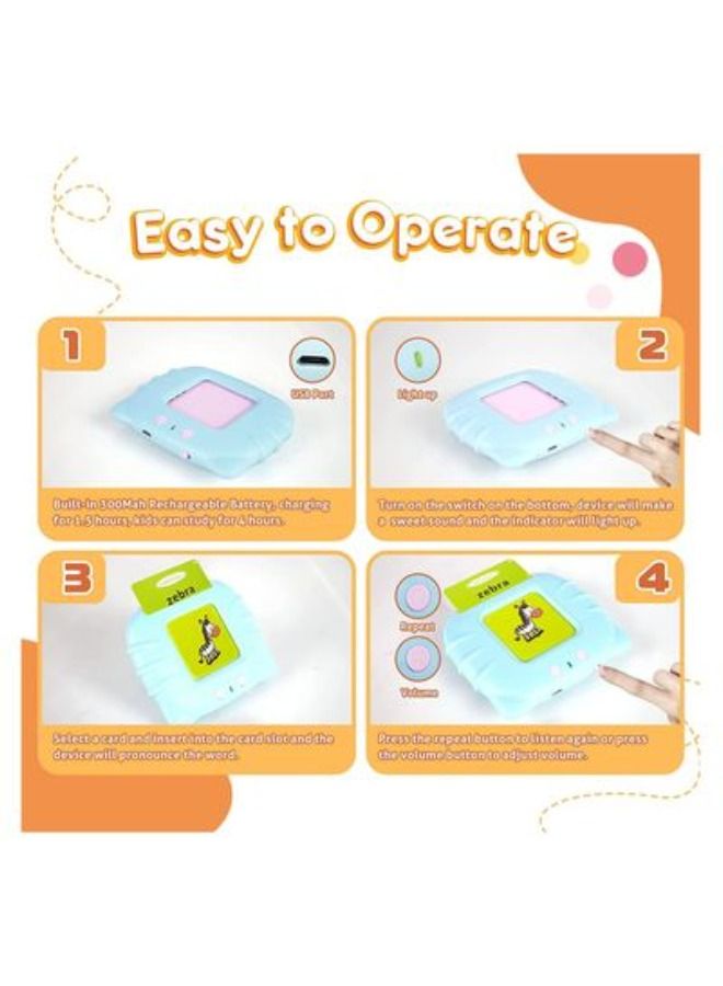 Talking Flash Cards Learning Reading Machine Toys With 510 Words for Kids Ages 2-6  - Image 3