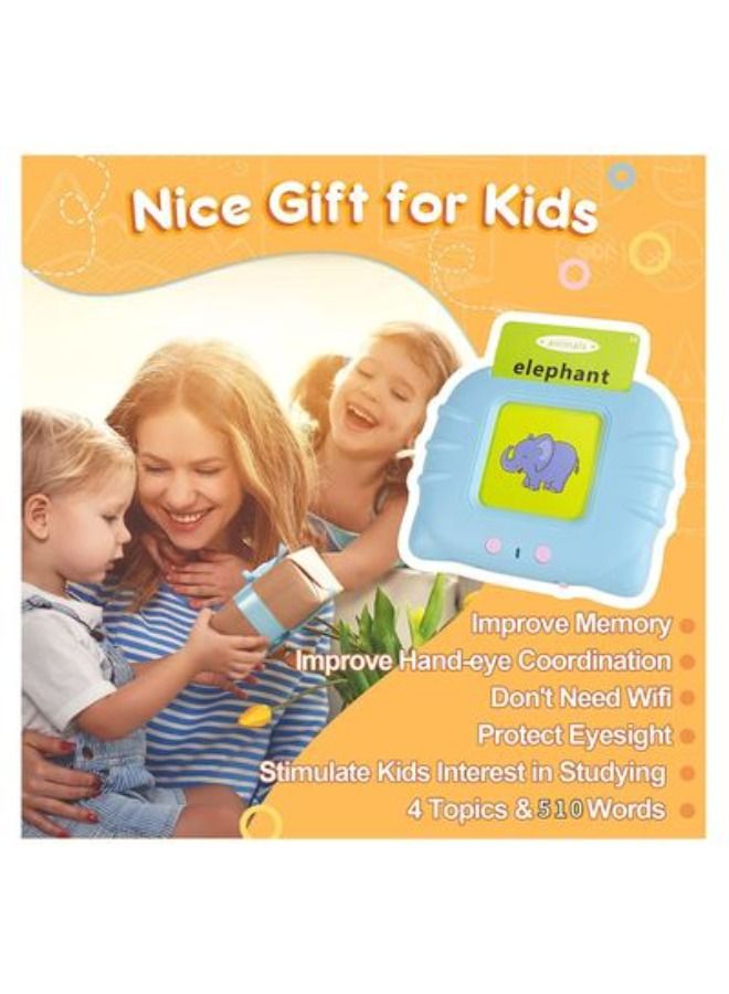 Talking Flash Cards Learning Reading Machine Toys With 510 Words for Kids Ages 2-6  - Image 4