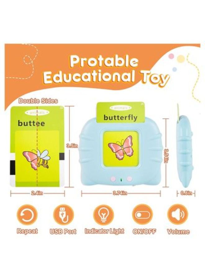 Talking Flash Cards Learning Reading Machine Toys With 510 Words for Kids Ages 2-6  - Image 1