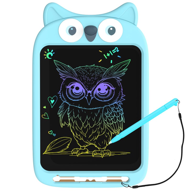 CHAFEGY 10 Inch LCD Writing Tablet, Erasable Doodle Board Toy, Cute Owl Drawing Pad for Kids Ages 2-6 - Educational Christmas Birthday Gift (Owl) - Image 1