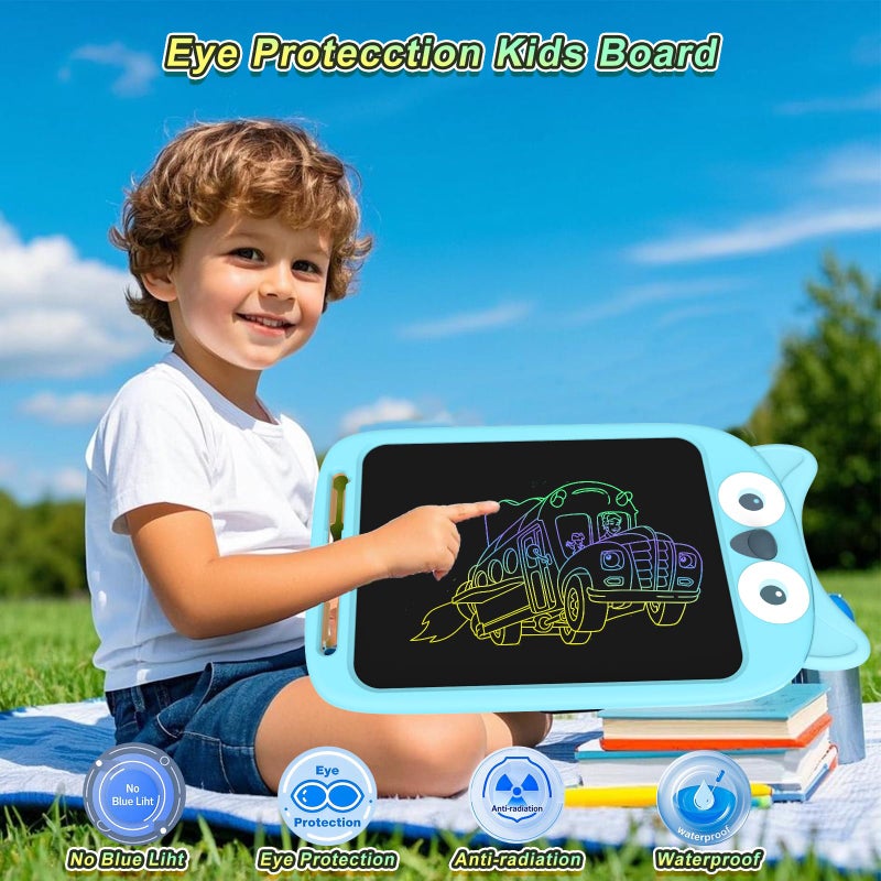 CHAFEGY 10 Inch LCD Writing Tablet, Erasable Doodle Board Toy, Cute Owl Drawing Pad for Kids Ages 2-6 - Educational Christmas Birthday Gift (Owl) - Image 5