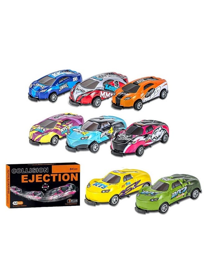 Ai-Fun 8PCS Alloy Stunt Flip Cars, Pull Back Crash & Jump Toy Cars for Boys 3-6 | No Batteries Needed | Durable Bounce & Flip Race Car - Image 1