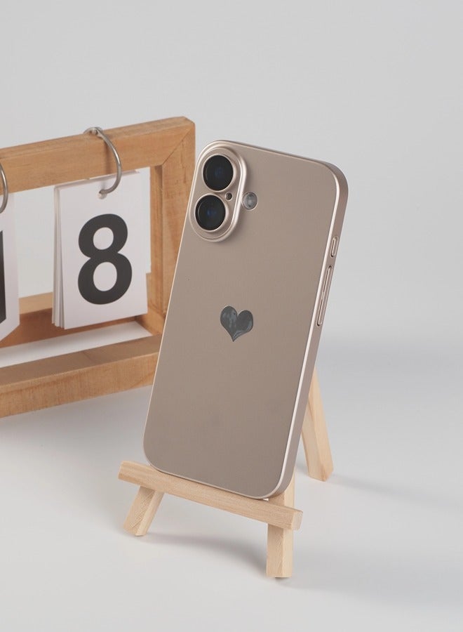 ShebSheb iPhone 16 Case, Cute Love Phone Cases Cover with Camera Lens Protector - Image 3