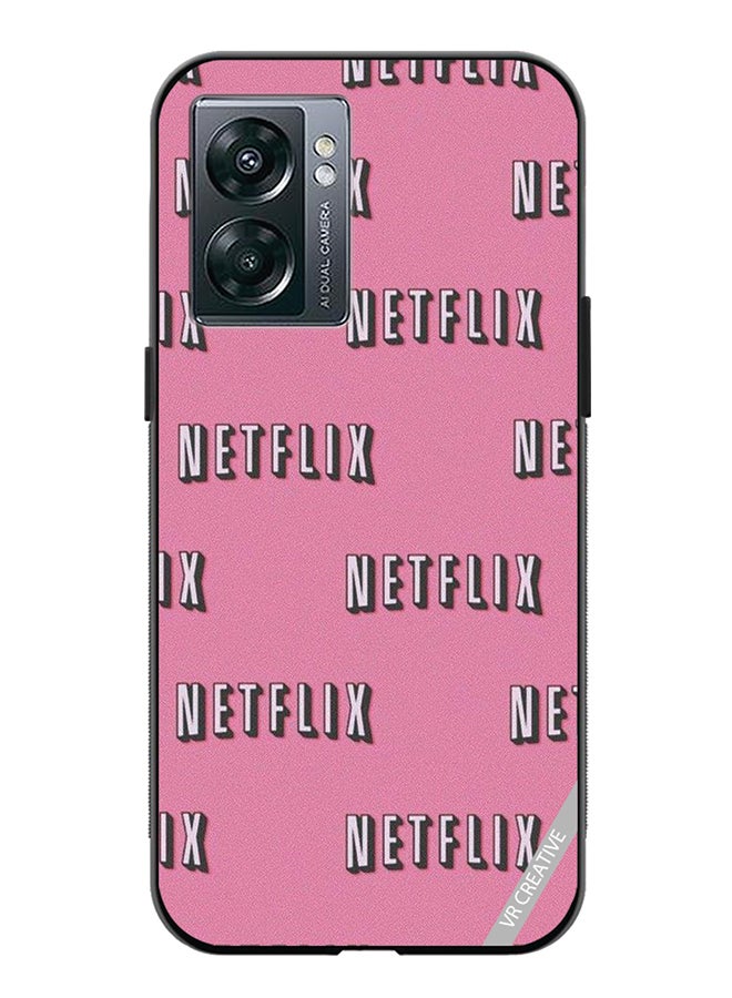 VR CREATIVE Protective Case Cover For Oppo A57 5G Netflix Design Multicolour - Image 1