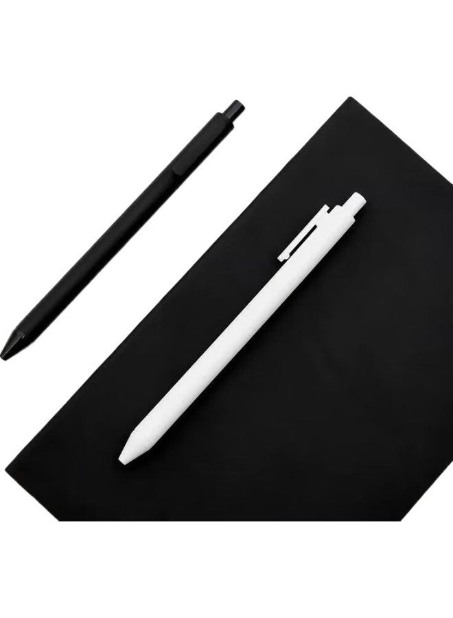 Kaco Shuyuan Gel Pen, 0.5Mm, Black, Retractable, Bullet Tip, Signing Pen, Office Supplies, 10 Pens/Box, K1015 - Image 1