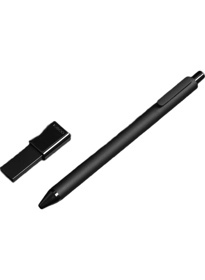 Kaco Shuyuan Gel Pen, 0.5Mm, Black, Retractable, Bullet Tip, Signing Pen, Office Supplies, 10 Pens/Box, K1015 - Image 2