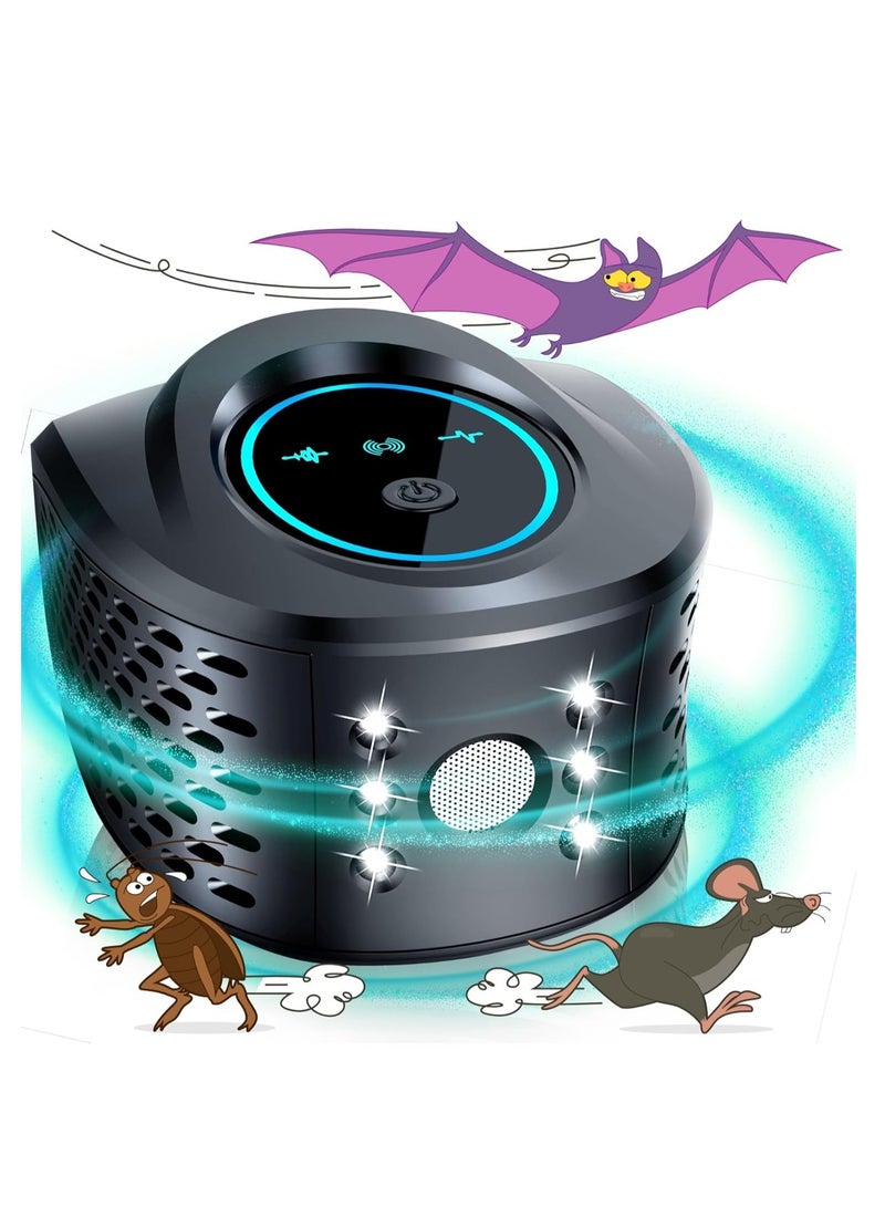 كابتن تيك Upgraded Ultrasonic Rodent Repeller - 360° Pest Defence Ultrasonic Pest Repeller Indoor, Mouse Deterrent Ultrasonic, Repel Squirrels, Ultrasonic Bat Repellent for Attic & Rodent Repellent Indoor - Image 1