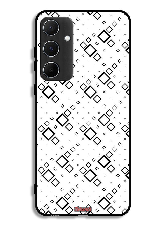 Tolwak Samsung Galaxy A55 5G Protective Case Cover Square Abstract Digital Art - Image 1