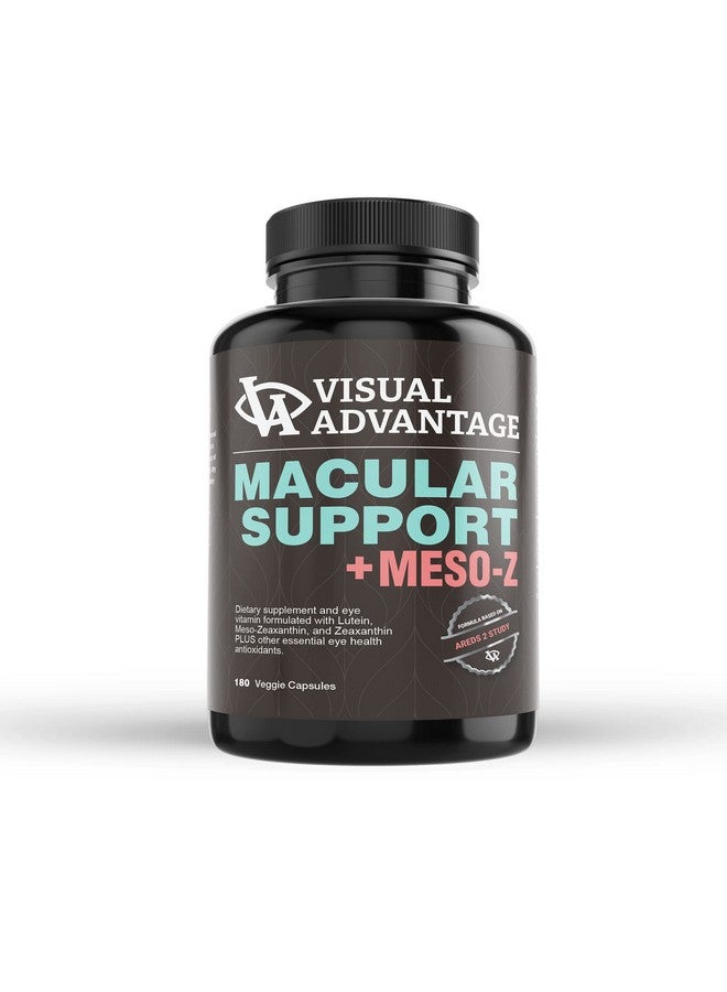 Visual Advantage® Macular Support + Meso-Z - Blue Light Eye Vitamin with Triple Antioxidants for Advanced Protection Against Digital Screens (180-Count) - Image 1