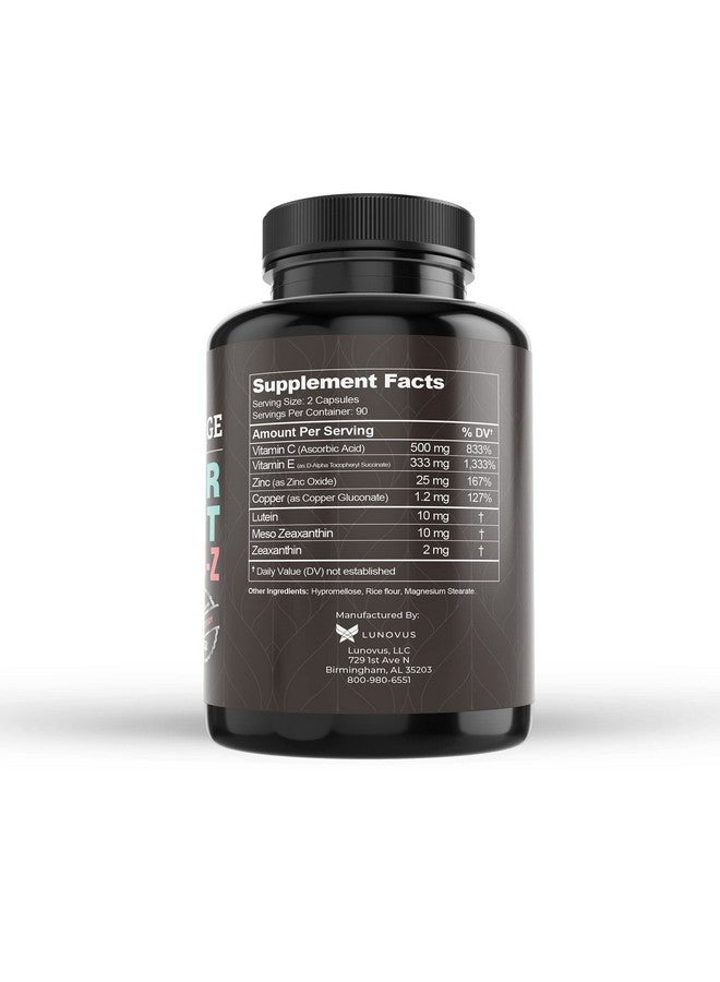 Visual Advantage® Macular Support + Meso-Z - Blue Light Eye Vitamin with Triple Antioxidants for Advanced Protection Against Digital Screens (180-Count) - Image 3