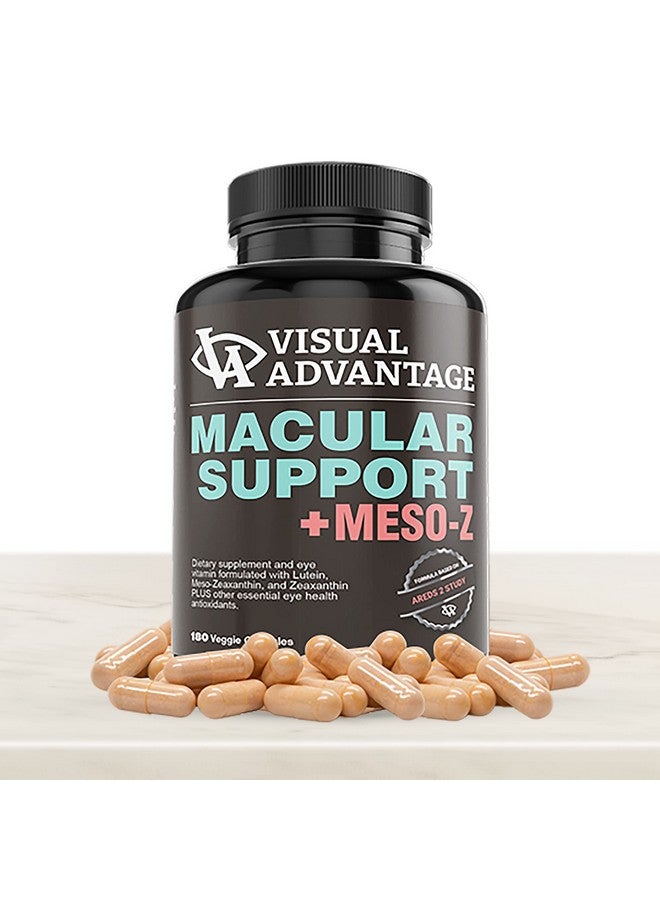 Visual Advantage® Macular Support + Meso-Z - Blue Light Eye Vitamin with Triple Antioxidants for Advanced Protection Against Digital Screens (180-Count) - Image 4
