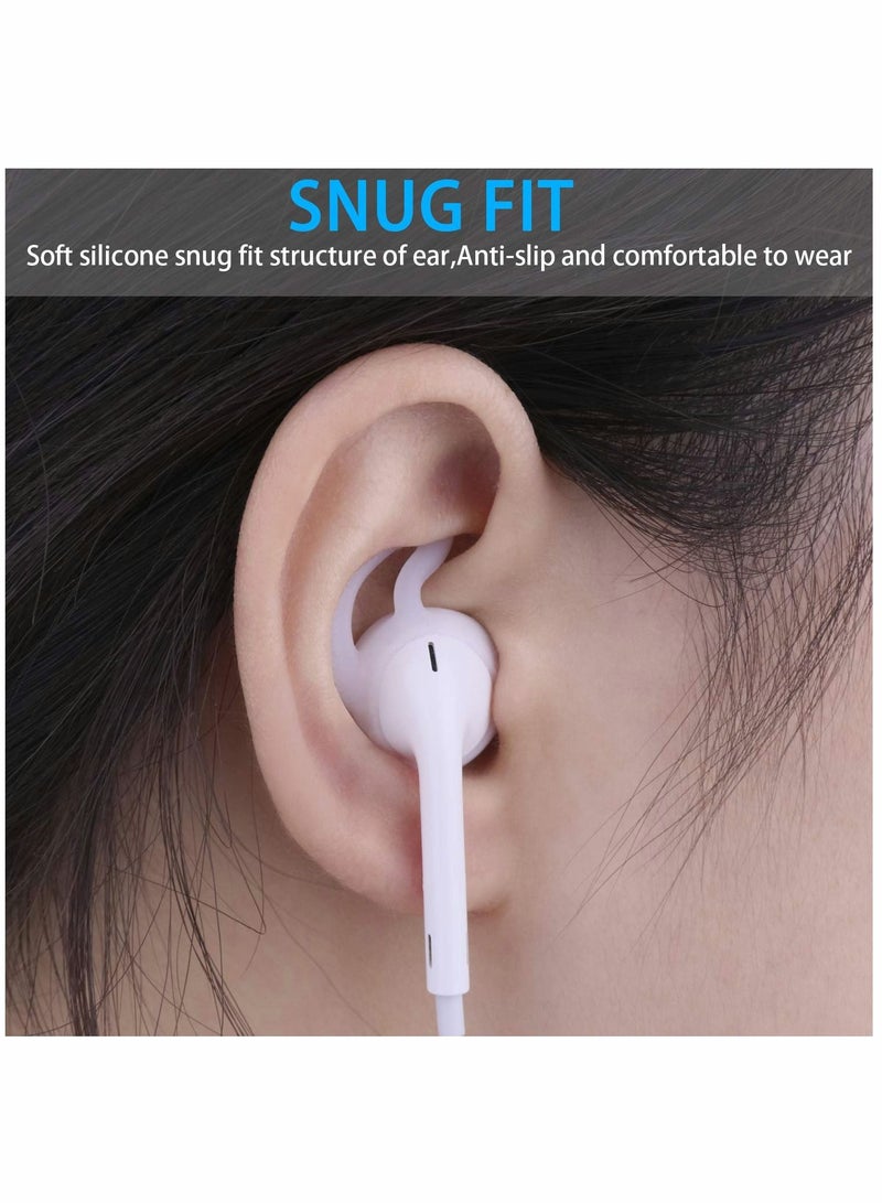 SYOSI 5 أزواج من وسائد الأذن السيليكون لأجهزة AirPods 2، غطاء وسائد أذن مطاطي رفيع للغاية - Image 5