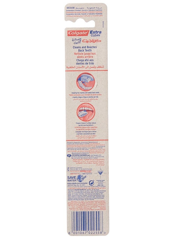 Colgate - COLGATE Extra Clean Toothbrush Multi Color - Image 1