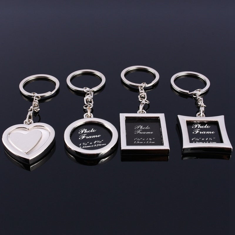 Mini Photo Frame Keychain: Alloy Material, Dual-Use Design, Customizable Insert - Personalised Gift for Friends and Family - Image 4