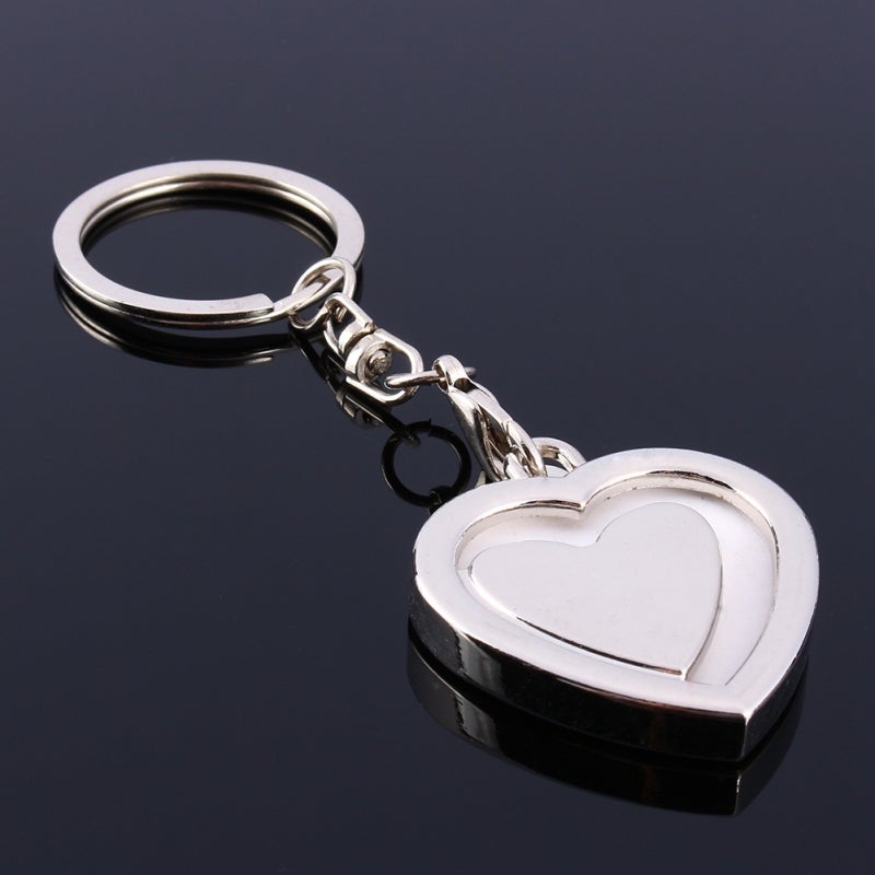Mini Photo Frame Keychain: Alloy Material, Dual-Use Design, Customizable Insert - Personalised Gift for Friends and Family - Image 2