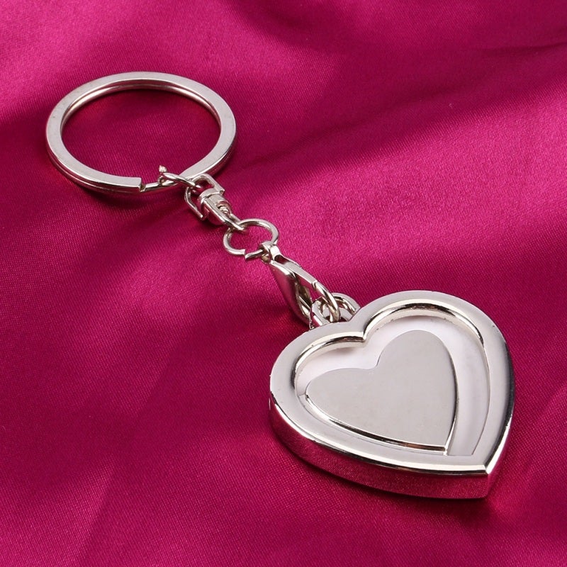 Mini Photo Frame Keychain: Alloy Material, Dual-Use Design, Customizable Insert - Personalised Gift for Friends and Family - Image 3