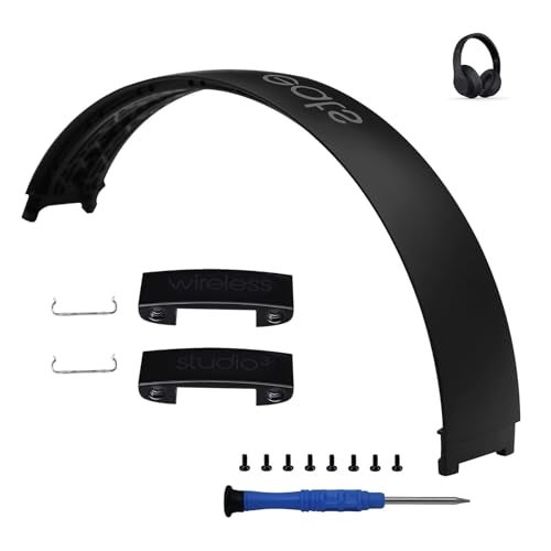 Adhiper Studio 3 Replacement Headband Hinge Replacement for Beats Studio3 HeadphoneDurable Parts Accessories Repair Kit SetMatte Black - Image 1