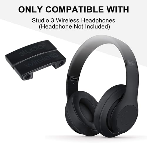 Adhiper Studio 3 Replacement Headband Hinge Replacement for Beats Studio3 HeadphoneDurable Parts Accessories Repair Kit SetMatte Black - Image 3