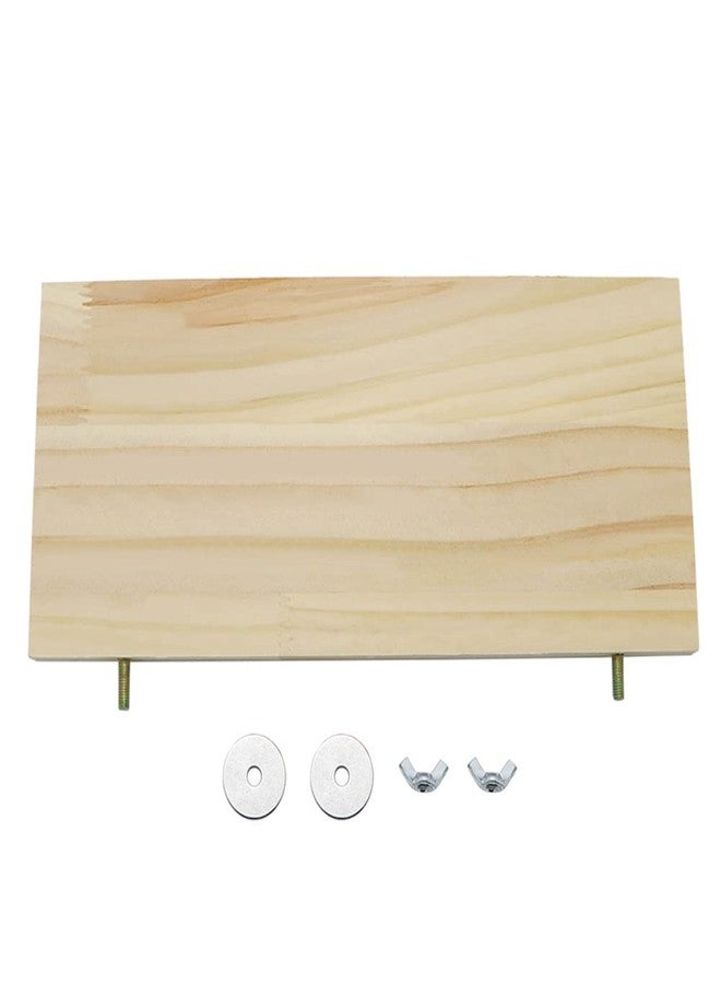 Litewoo Parrot Bird Wood Perch Platform Large Stand Shelf for Birds Budgie Parakeet Cockatiel Conure Cockatoo Macaw African Grey (1PC) - Image 5