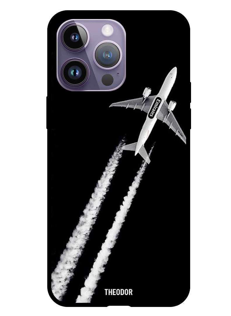 Theodor Protective Case Cover For Apple iPhone 14 Pro 6.1" 2022 Plane - Image 1