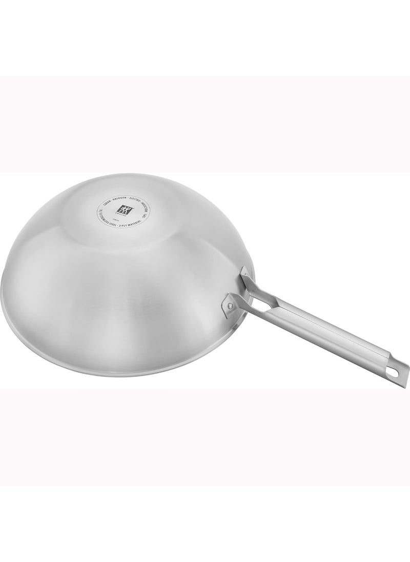 Zwilling ZWILLING Joy Plus 12inch Stainless Steel Nonstick Wok with Lid  - Image 4